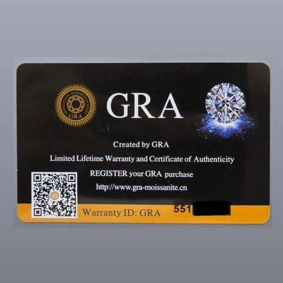 2 ct Moissanite 925 Silver Ring Size 7 - Picture 9 of 9